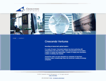 Tablet Screenshot of crescendoventures.com